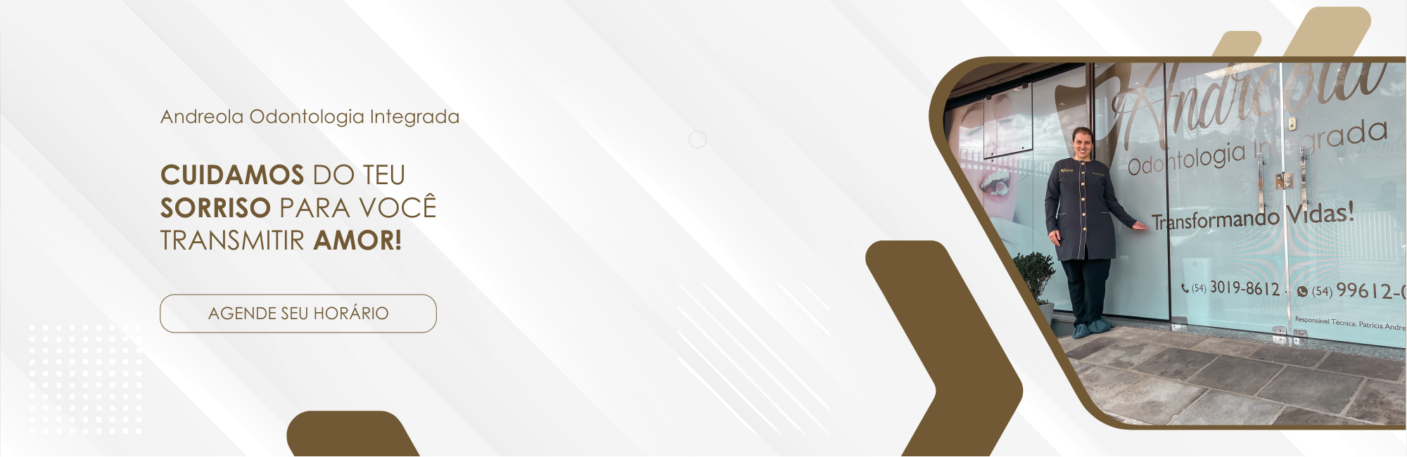 Andreola Odontologia Integrada - Clínica Odontológica em Caxias do Sul - Implantes Dentários - Lentes de Contato Dental - Tratamento de Canal - Odontologia Estética - Ortodontia - Harmonização Facial